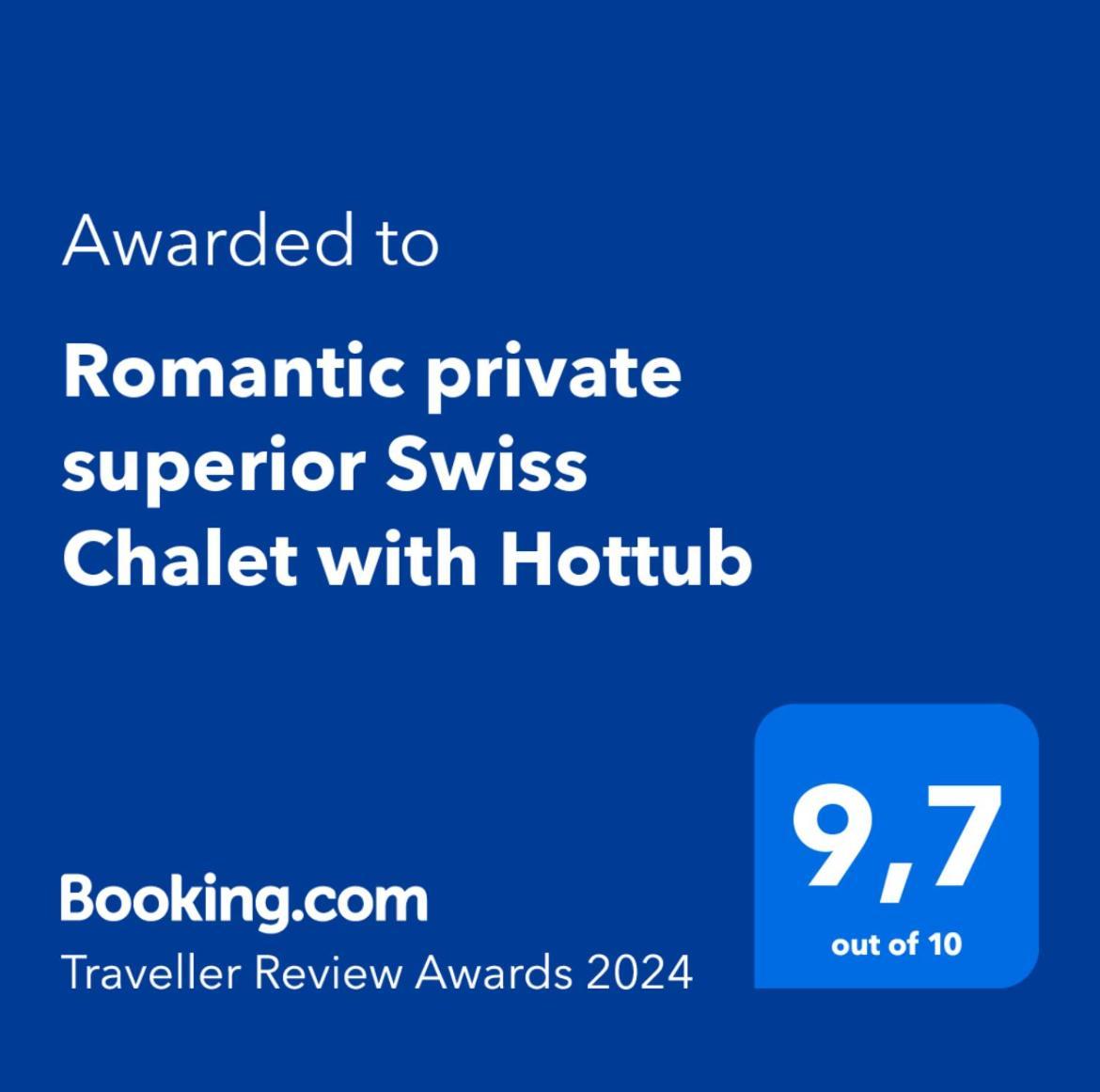 Romantic Private Superior Swiss Chalet With Hottub Lungern ภายนอก รูปภาพ